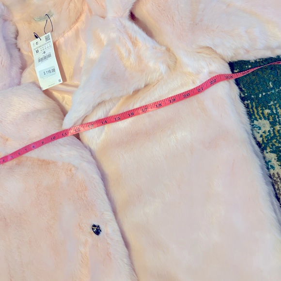 ZARA Soft pink long coat - Picture 9 of 9
